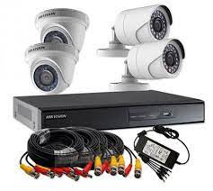 KIT 4 CAMARAS HIKVISION + 1T BULLET - DOMO 2MP